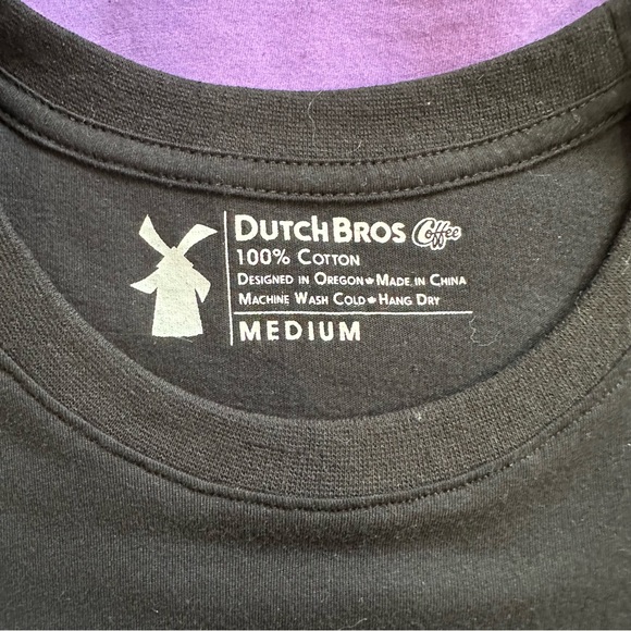 Unisex Dutch Bros MEDIUM+XL Coffee Muscle Tank Top Black Medium Retro Vintage - Picture 4 of 5